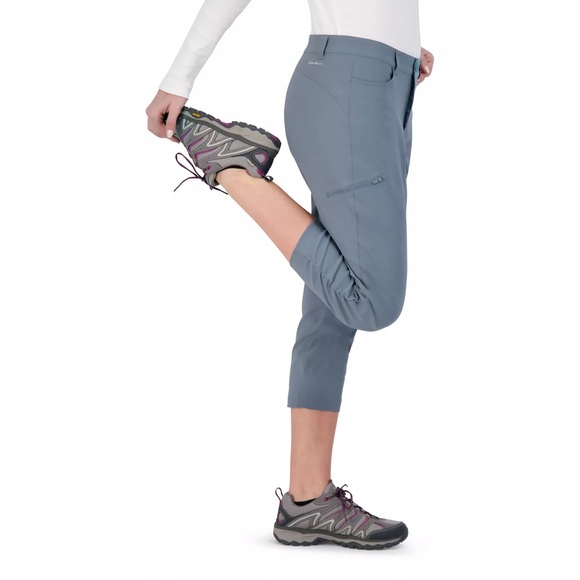 Eddie Bauer Ripstop Crops Pants BNWT - Picture 3 of 4